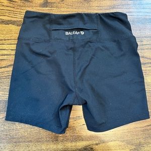 Brand new never worn black spandex shorts!!